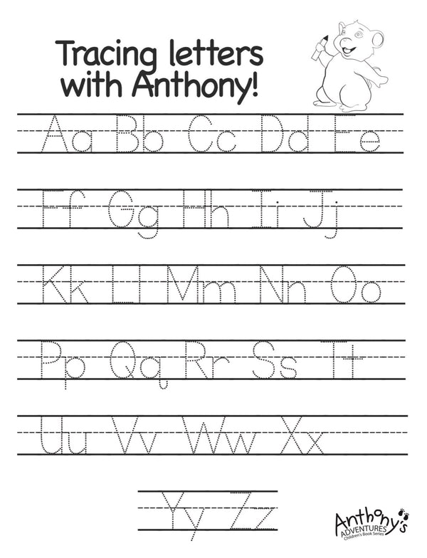 Anthony's Coloring & Activity Book - with BONUS STICKERS!