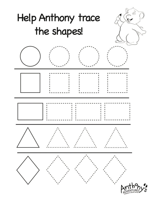 Anthony's Coloring & Activity Book - with BONUS STICKERS!