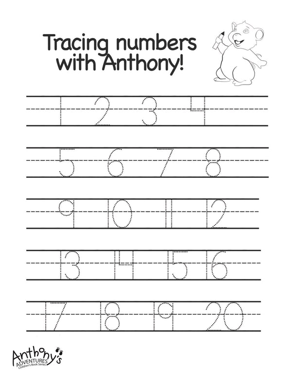 Anthony's Coloring & Activity Book - with BONUS STICKERS!