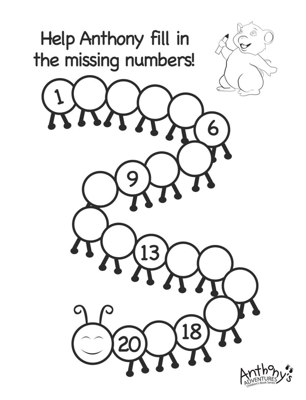 Anthony's Coloring & Activity Book - with BONUS STICKERS!