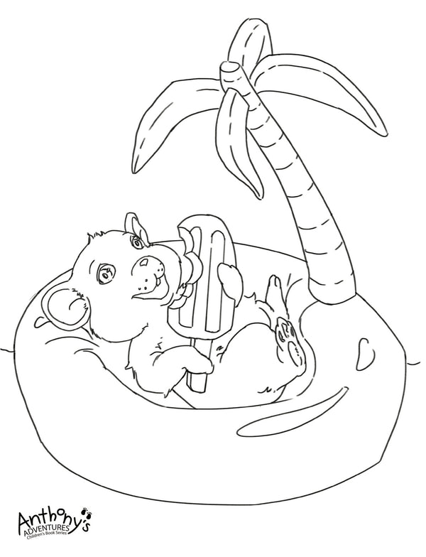 Anthony's Coloring & Activity Book - with BONUS STICKERS!