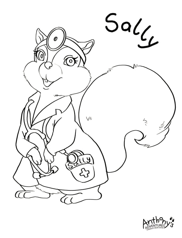 Anthony's Coloring & Activity Book - with BONUS STICKERS!