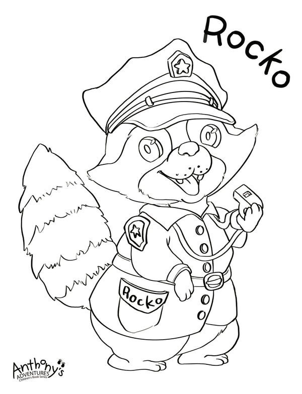 Anthony's Coloring & Activity Book - with BONUS STICKERS!