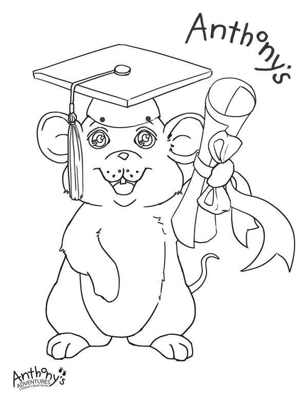 Anthony's Coloring & Activity Book - with BONUS STICKERS!