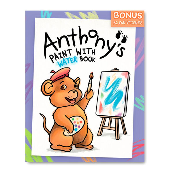NEW IN 2024! Anthony's Paint with Water Activity Book