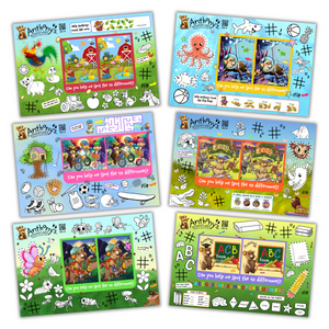 Anthony's Mealtime Fun Activity Placemats