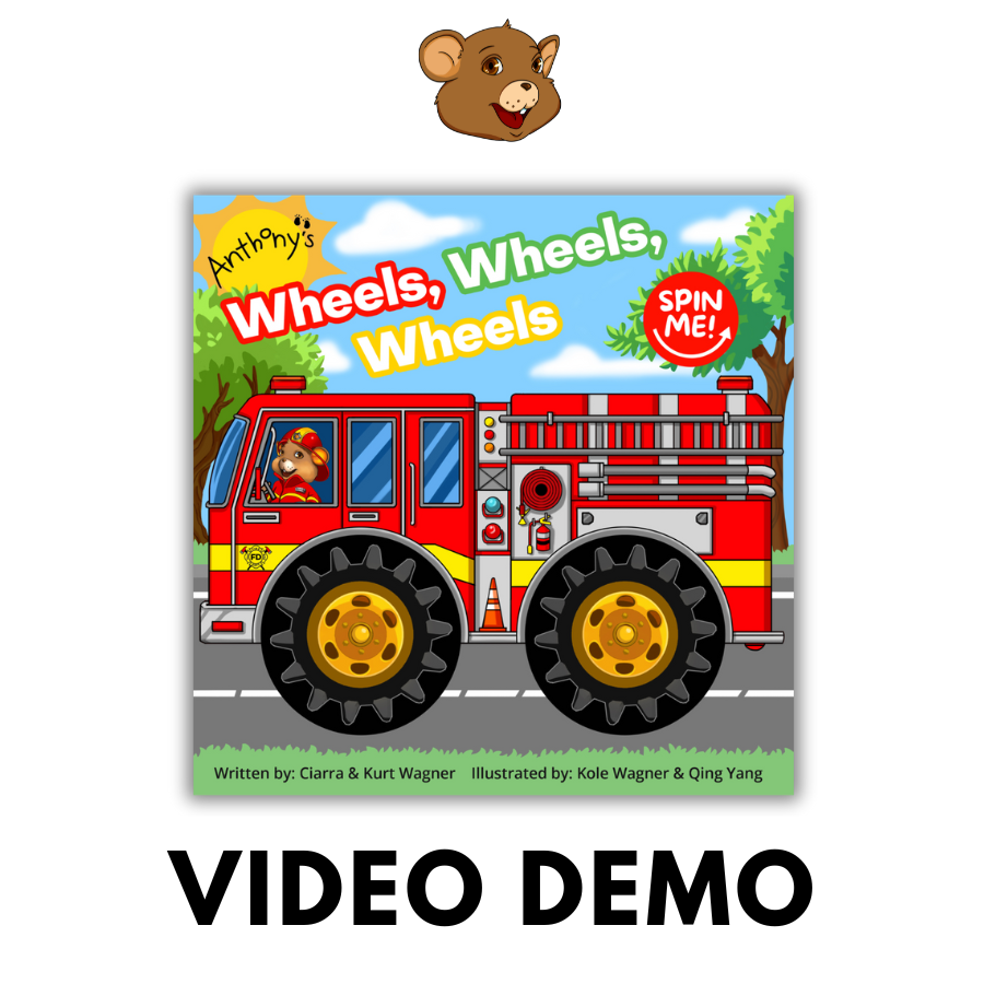 Anthony's Wheels, Wheels, Wheels Board Book Video Demo