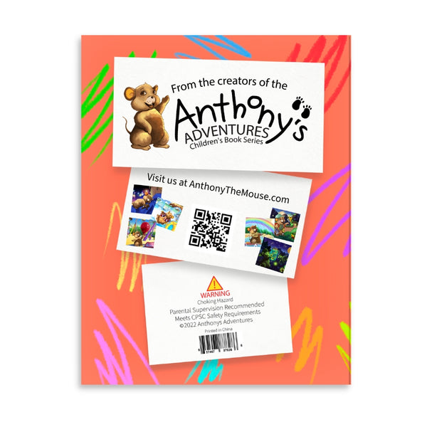 Anthony's Coloring & Activity Book - with BONUS STICKERS!